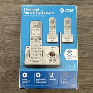 AT&T 3 Handset Expandable Cordless Answering System w/ Caller ID EL52319